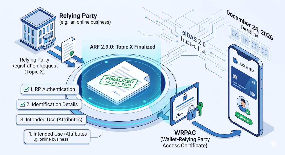 L'ARF 2.9.0 finalise l'enregistrement des parties utilisatrices (Topic X) : ce qui change pour le WRPAC